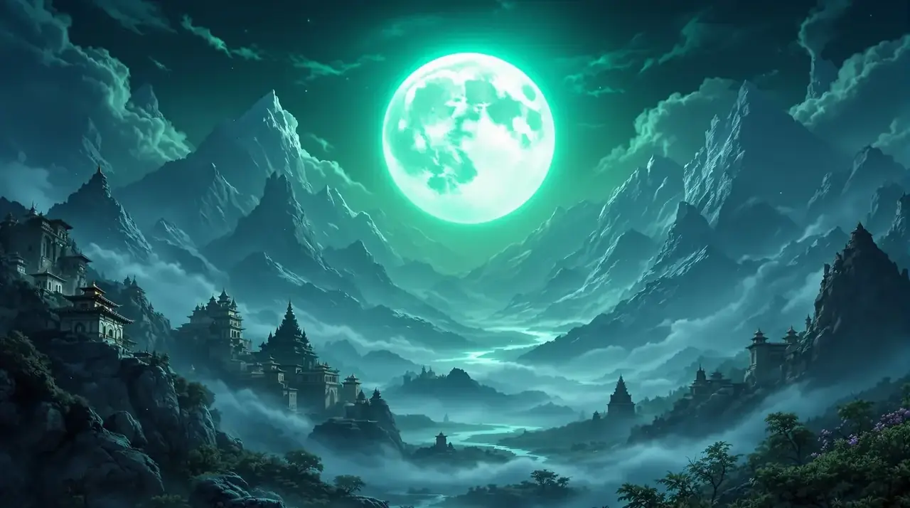 山海妖月 高清横版海报
