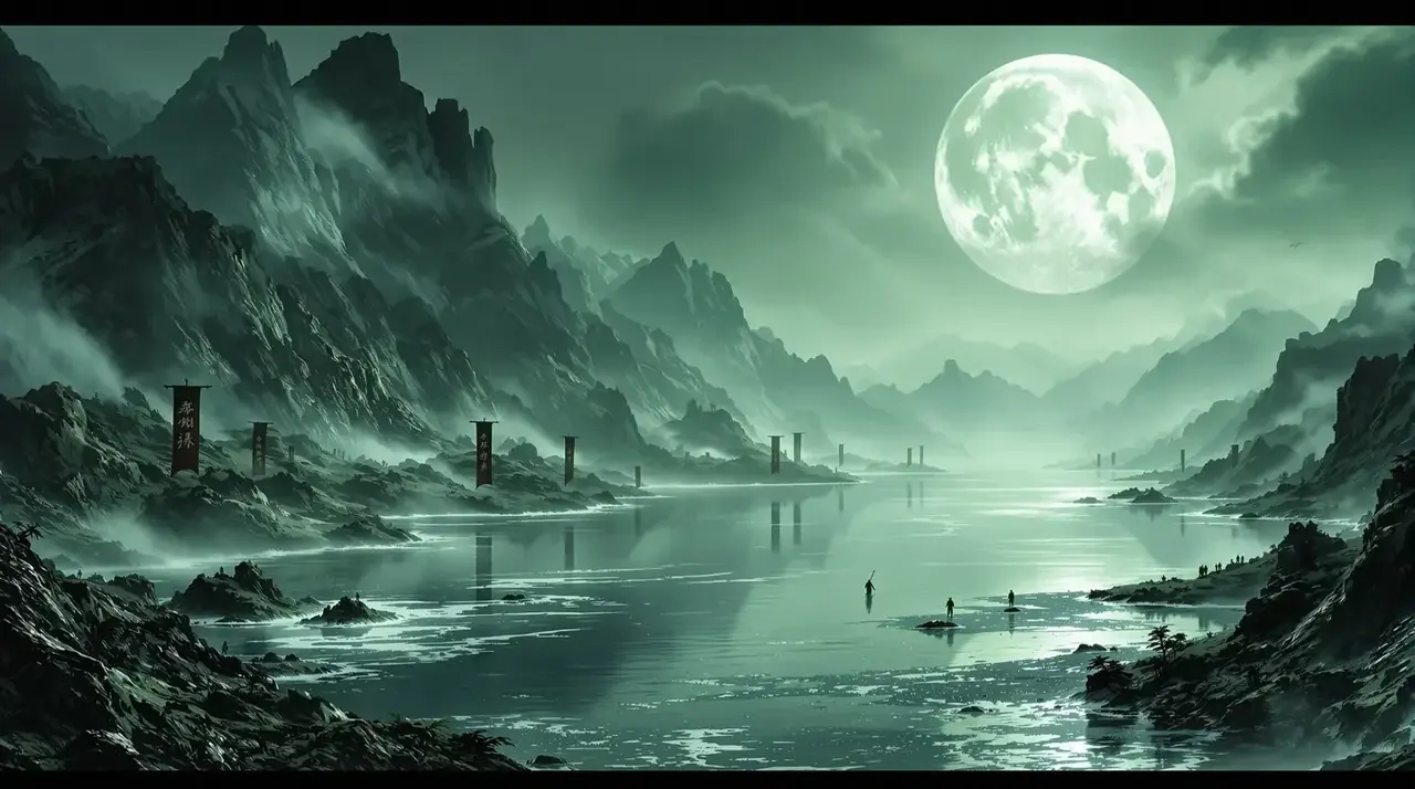 月映长河 轮播海报