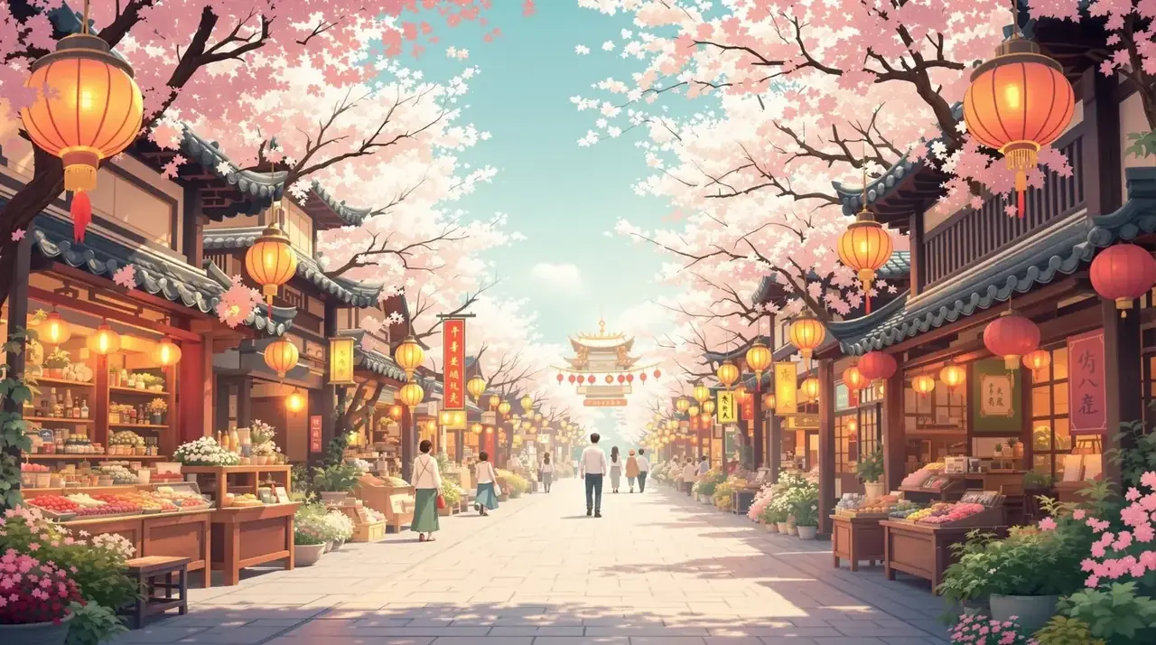 花月对白 高清横版海报
